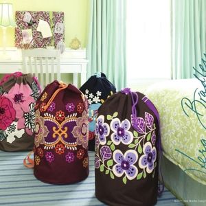 Vera Bradley Laundry Bag in Plum Petals